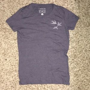 Purple T-Shirt w/ Small Design